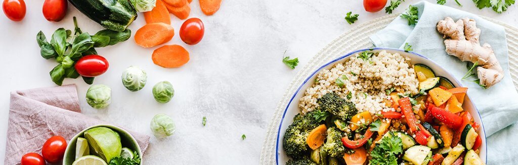 Diversos alimentos saudáveis